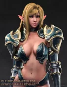 Elf Swordmaster For Genesis 8 And 8.1 Female
