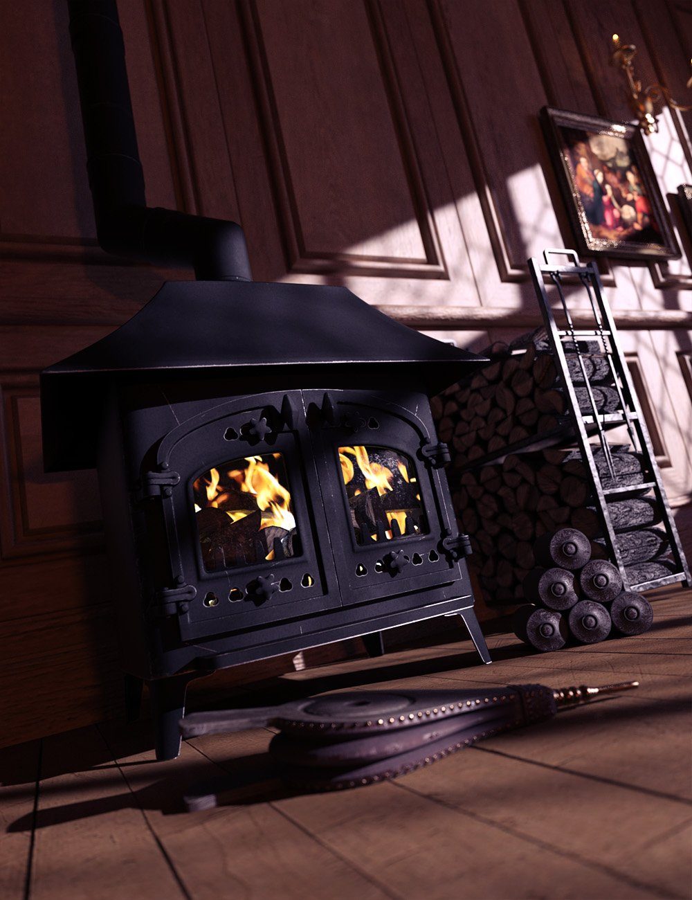 Wood Stove Living