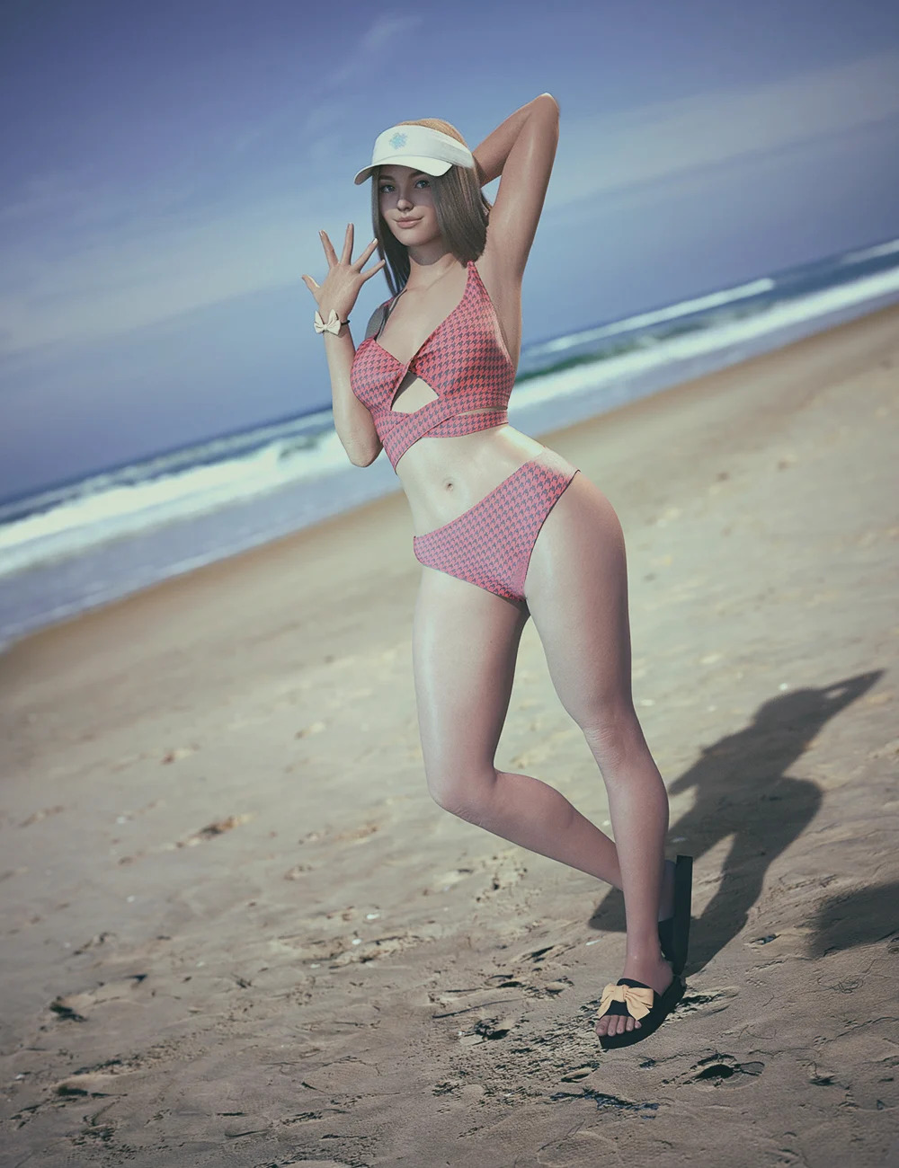 Beach Vacation Bikinis for Genesis 8 and 8.1 Females