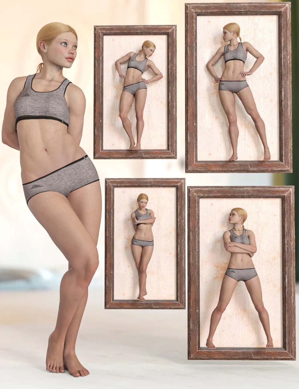 Charming Standing Poses for Genesis 8 and 8.1 Females