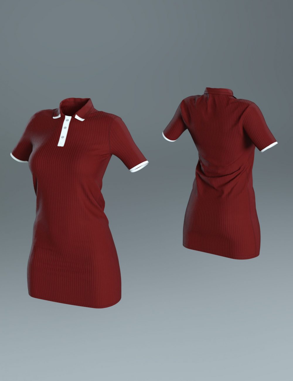 dForce Aranka Polo Dress for Genesis 8 Females