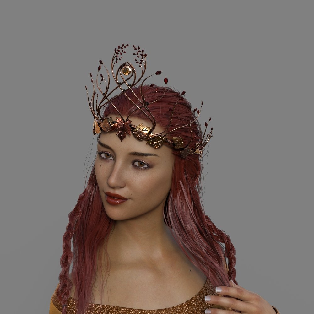 Seasonal Diadems for Genesis 8 and 8.1 Males and Females