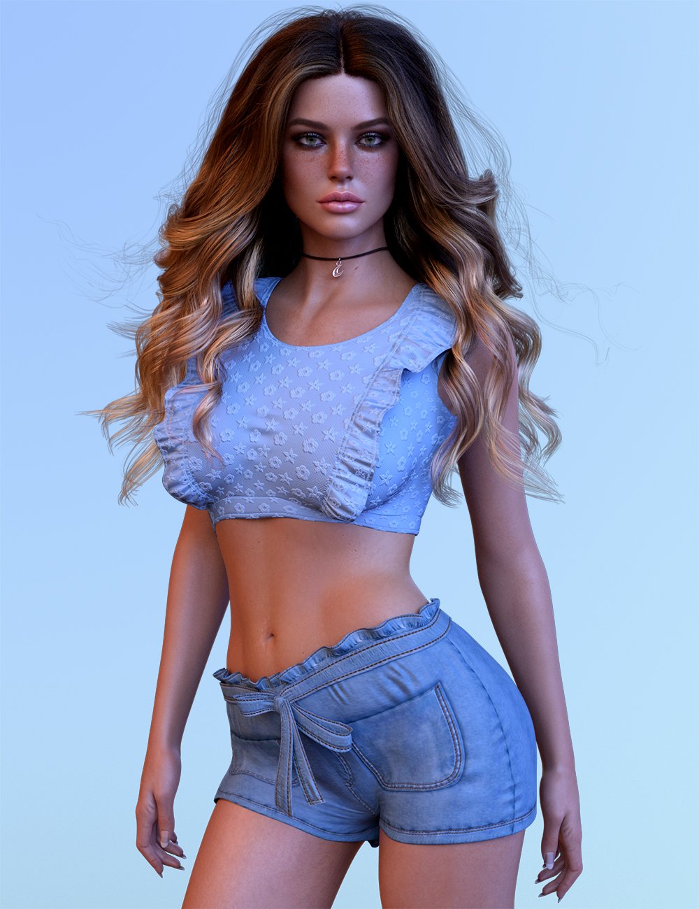 X Fashion Soft and Casual Outfit for Genesis 8 and 8.1 Females