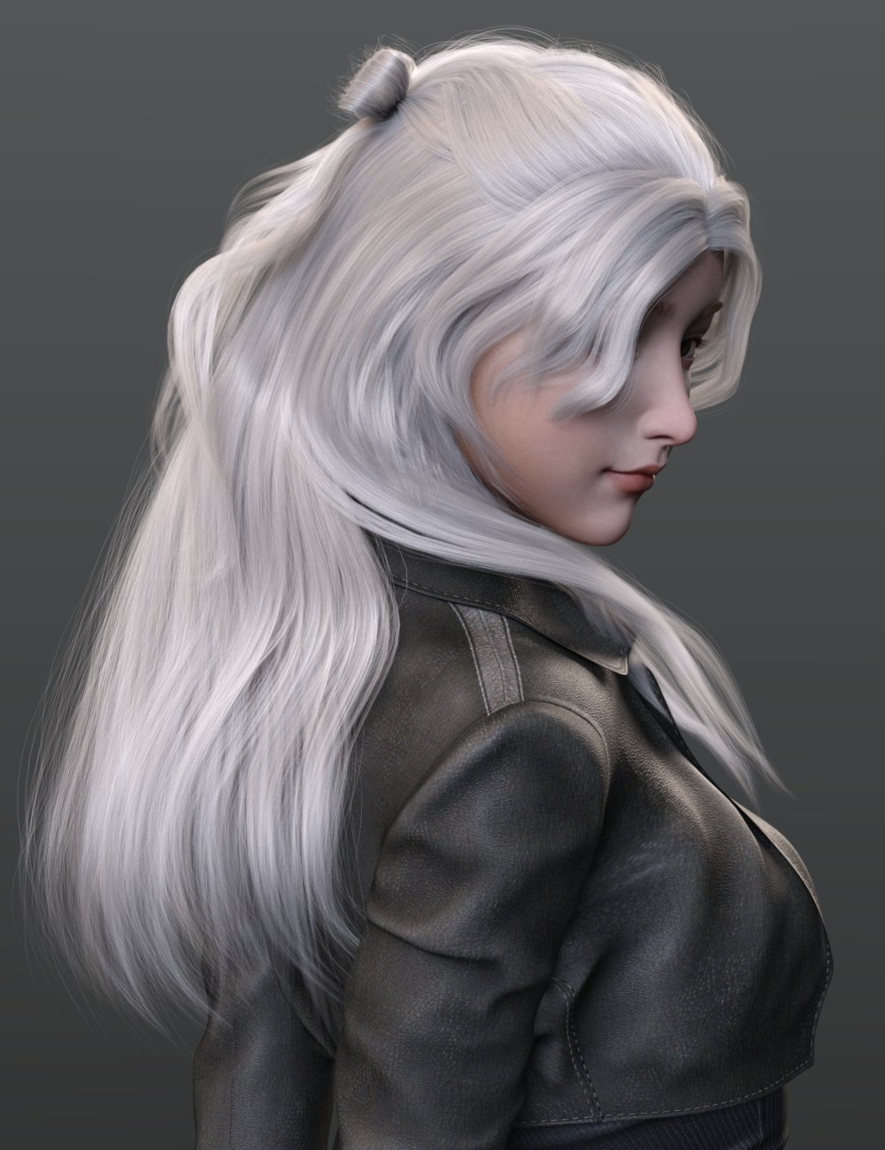 Yifei Hair for Genesis 8 and 8.1 Females