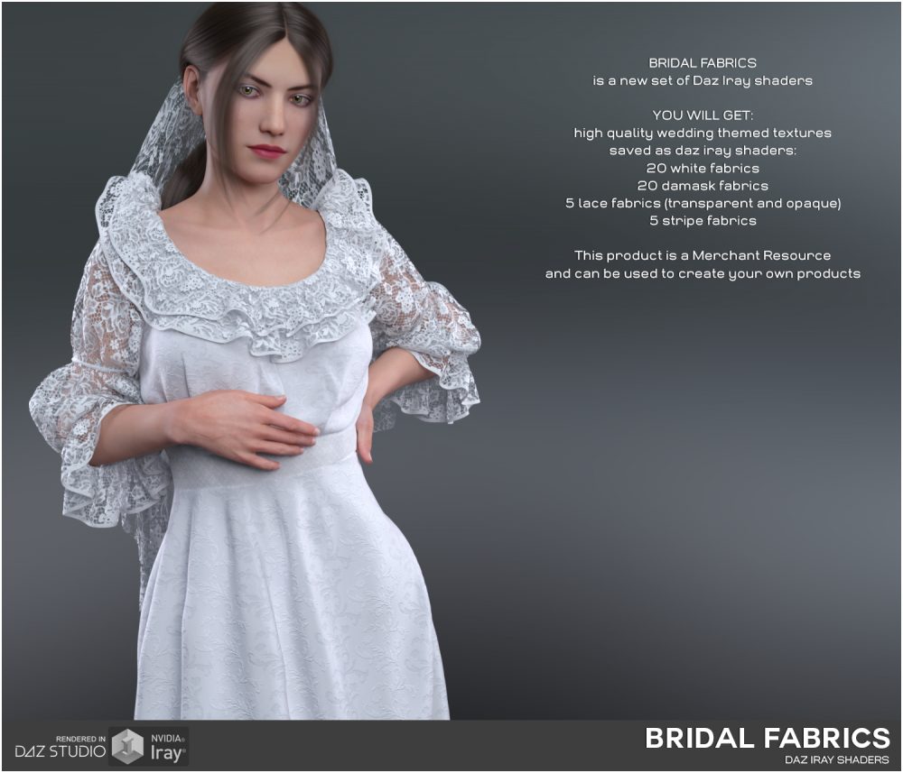 Daz Iray - Bridal Fabrics