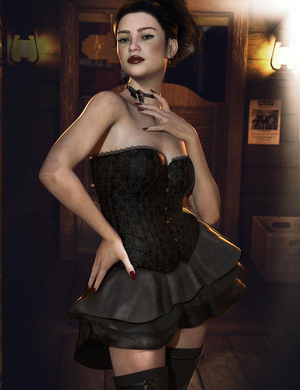 dForce CB Mollie Mae Outfit for Genesis 8 Females