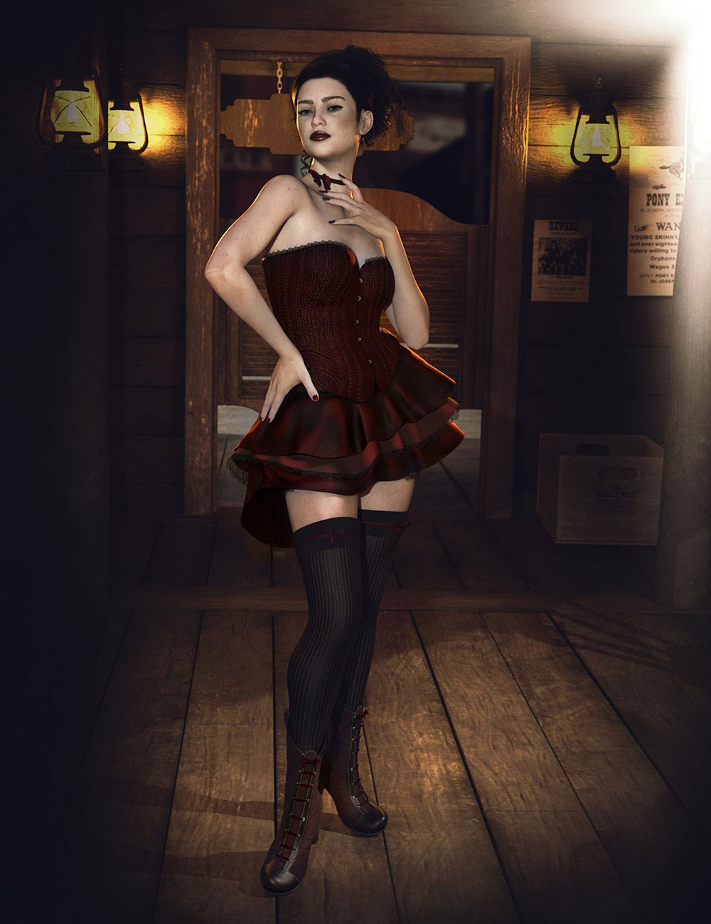 dForce CB Mollie Mae Outfit for Genesis 8 Females