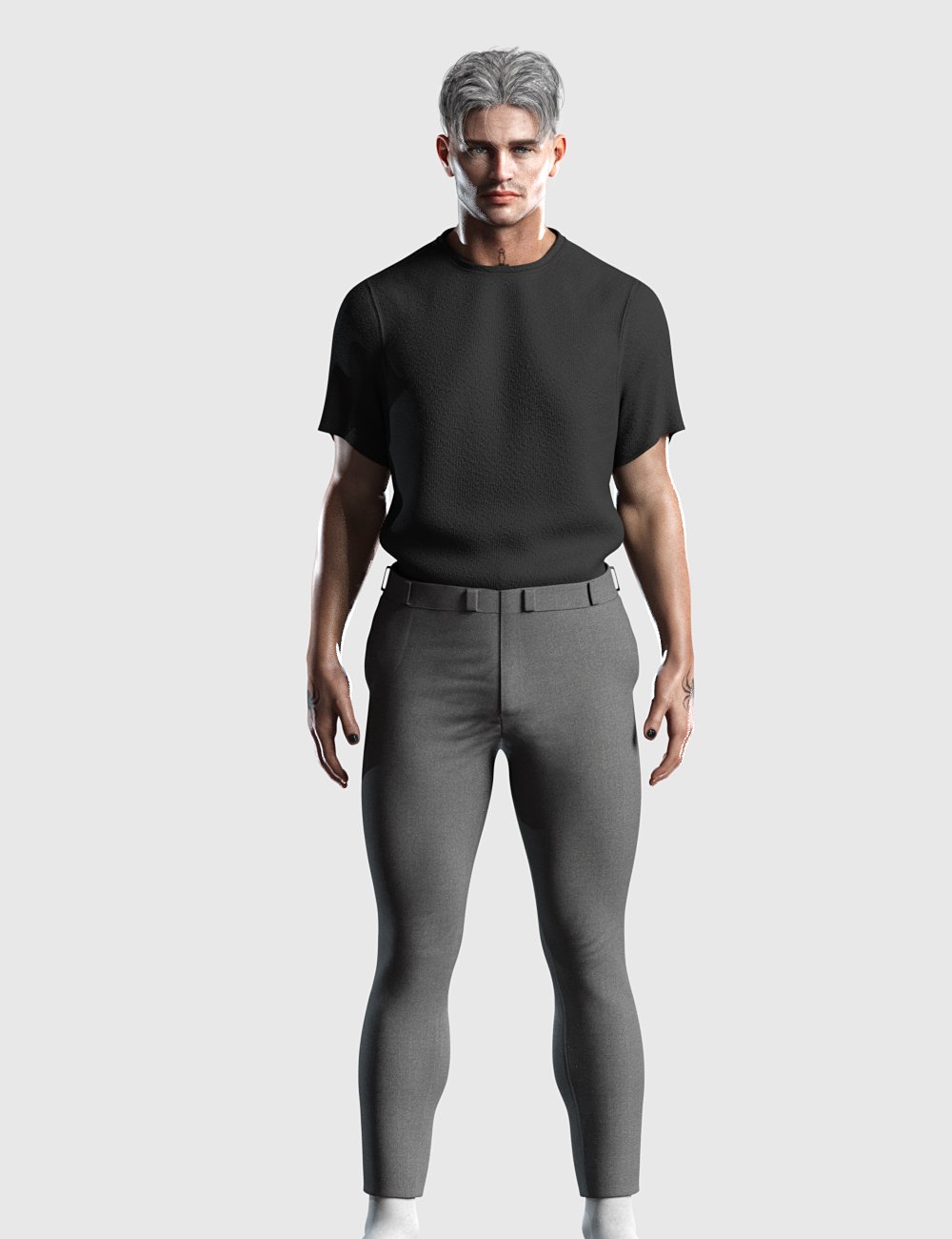 dForce Tucked Tee Outfit for Genesis 8 and 8.1 Males