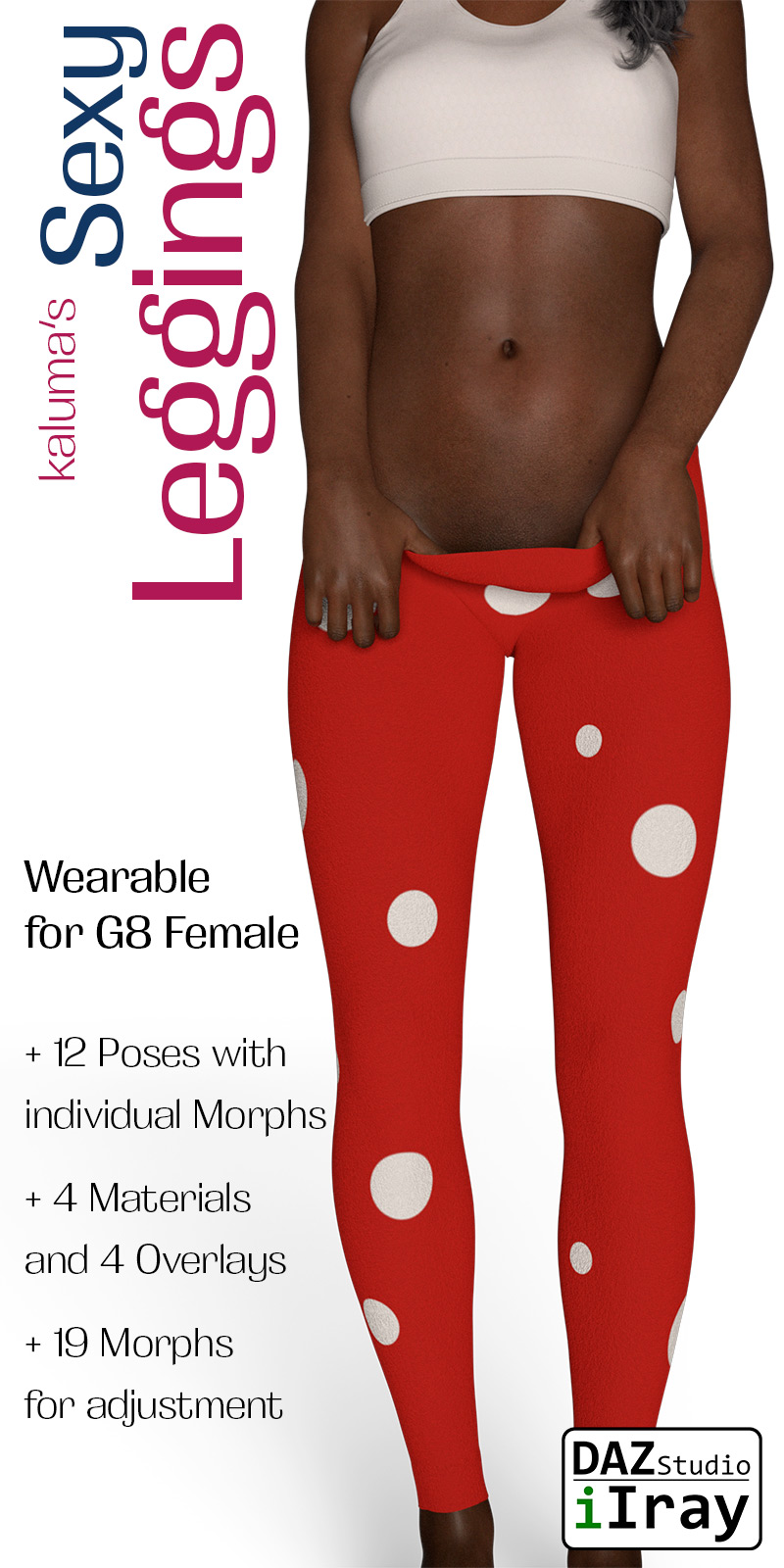 Sexy Leggings for Genesis 8 Female IRAY