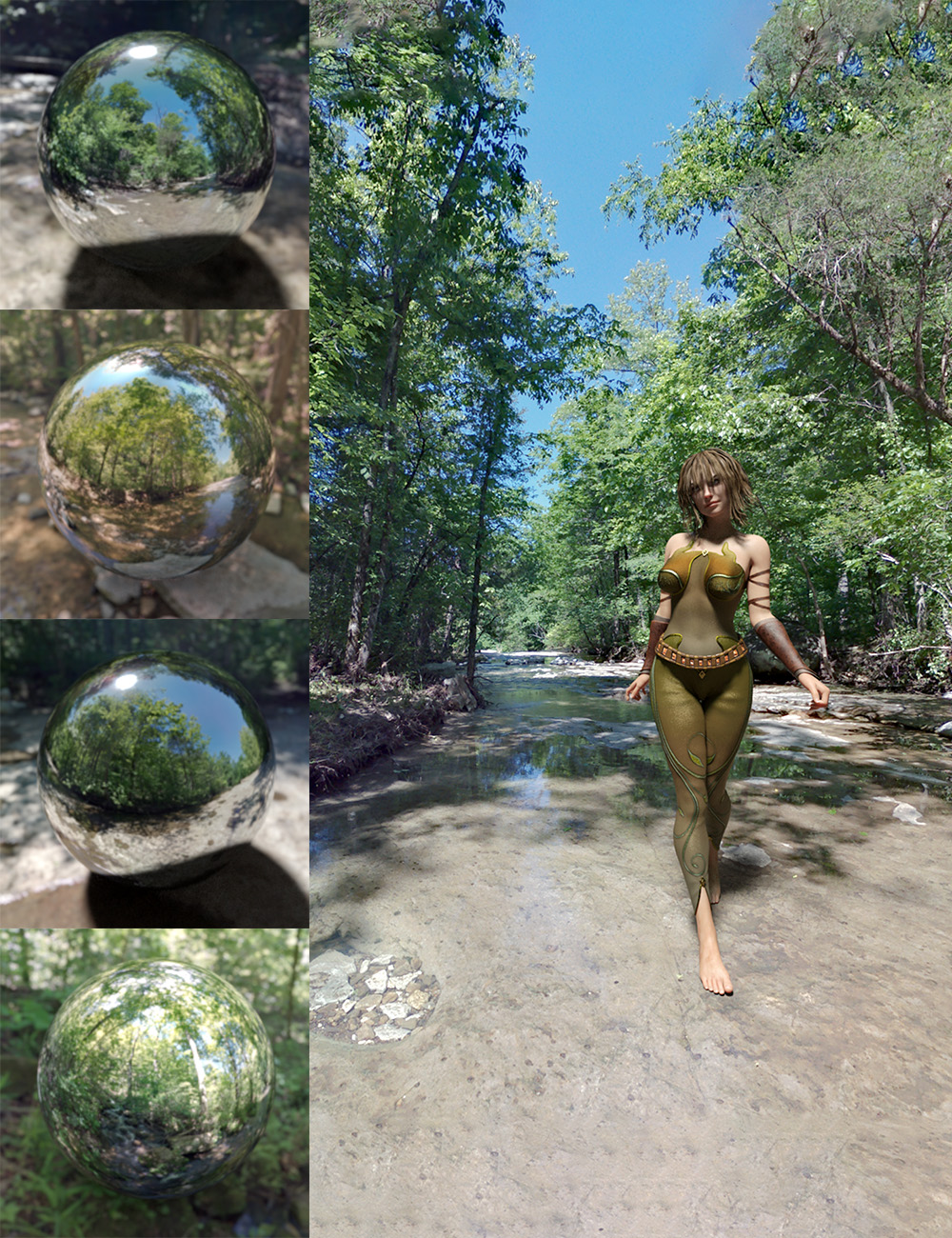 Orestes Iray HDRI Environments – Long Water Creek