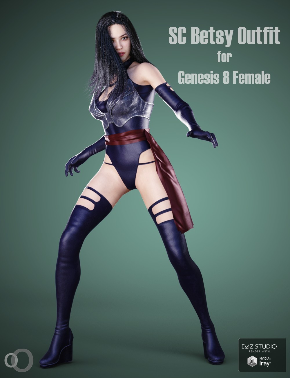 SC Betsy Outfit for Genesis 8 Female