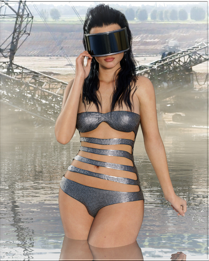 VYK Cybersuit Swimwear for Genesis 8.1 Female
