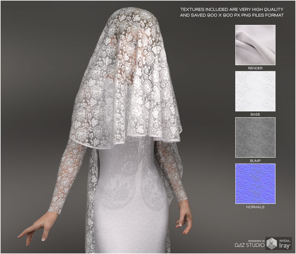 Daz Iray - Bridal Fabrics