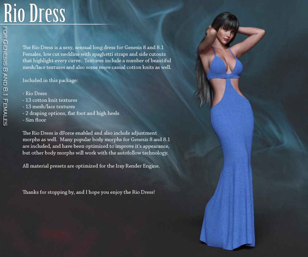 Rio Dress for G8 and G8.1 Females