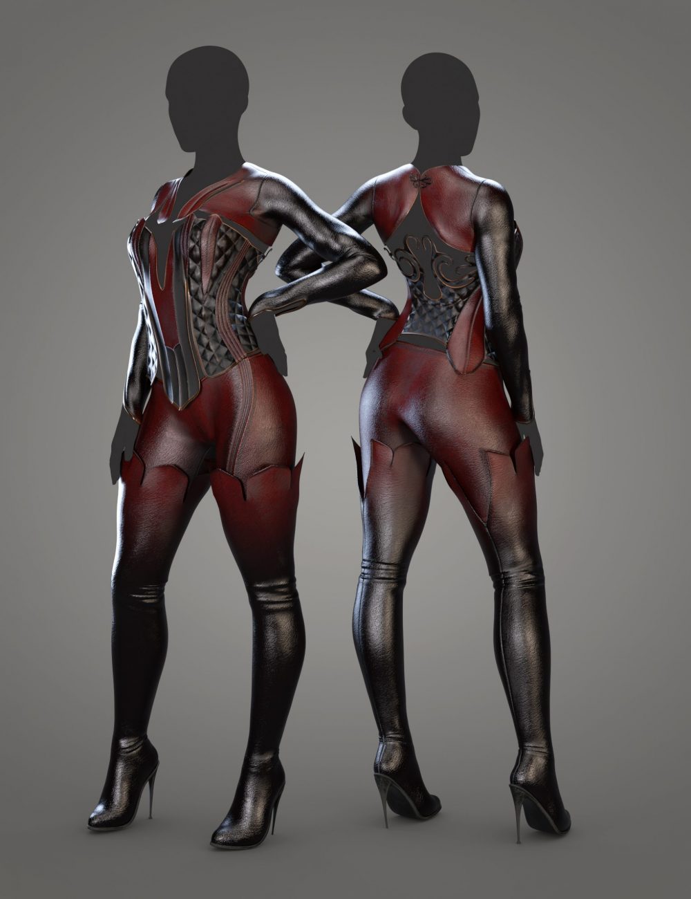 Silent Woods Fantasy Ranger Outfit Textures