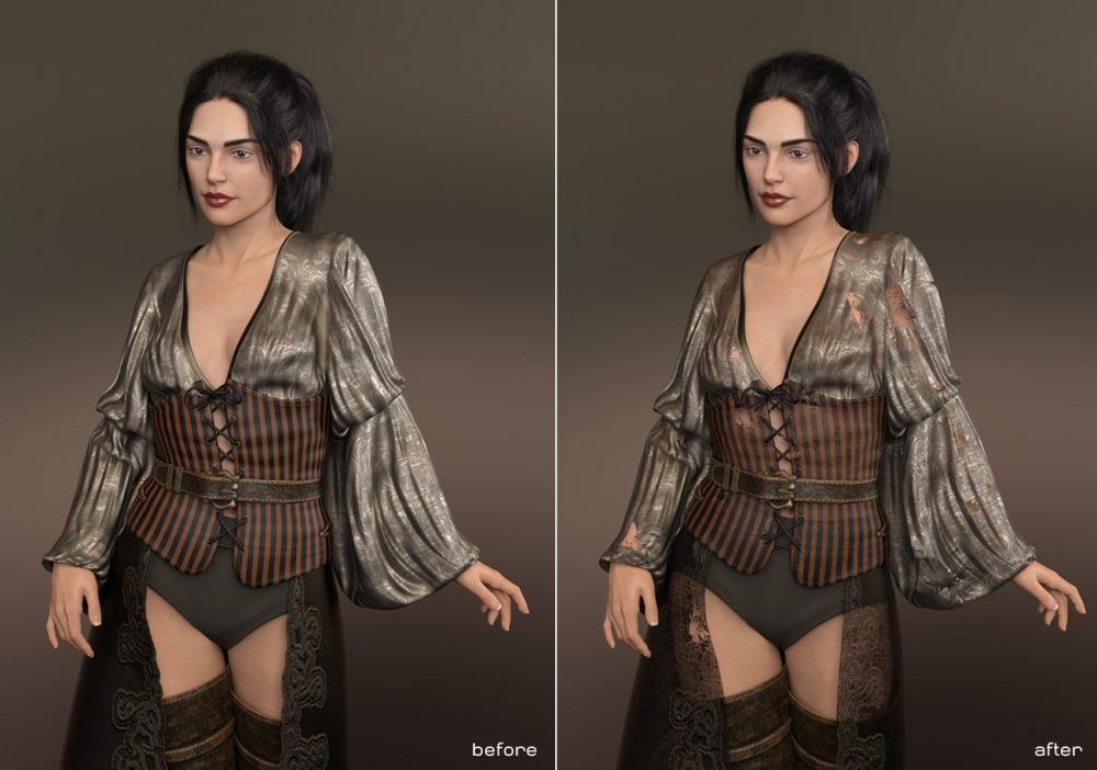 Ripped Burlap Shaders