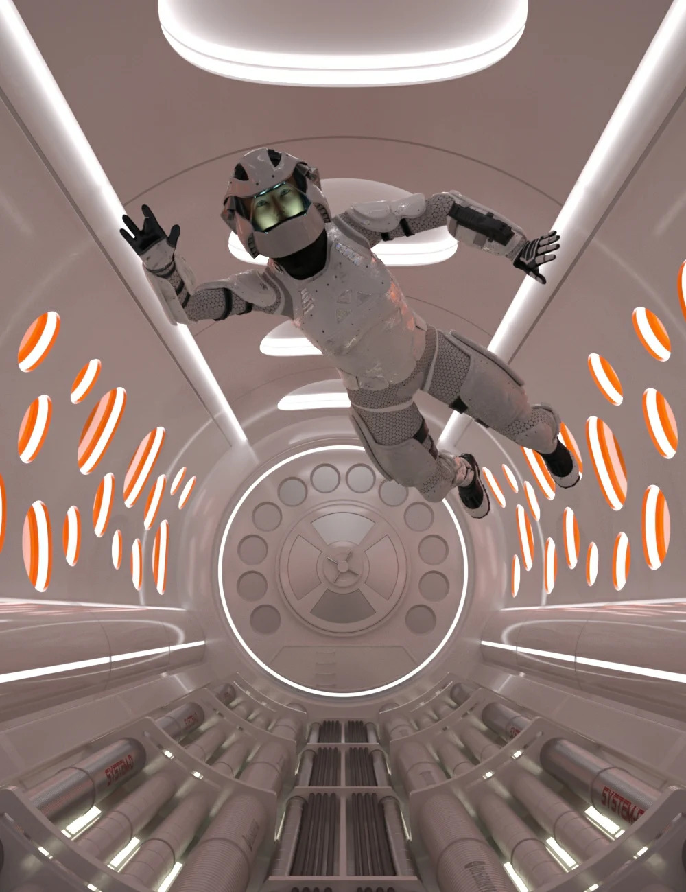 SC21 Station Corridor/Restaurant Scene (2-in-1)