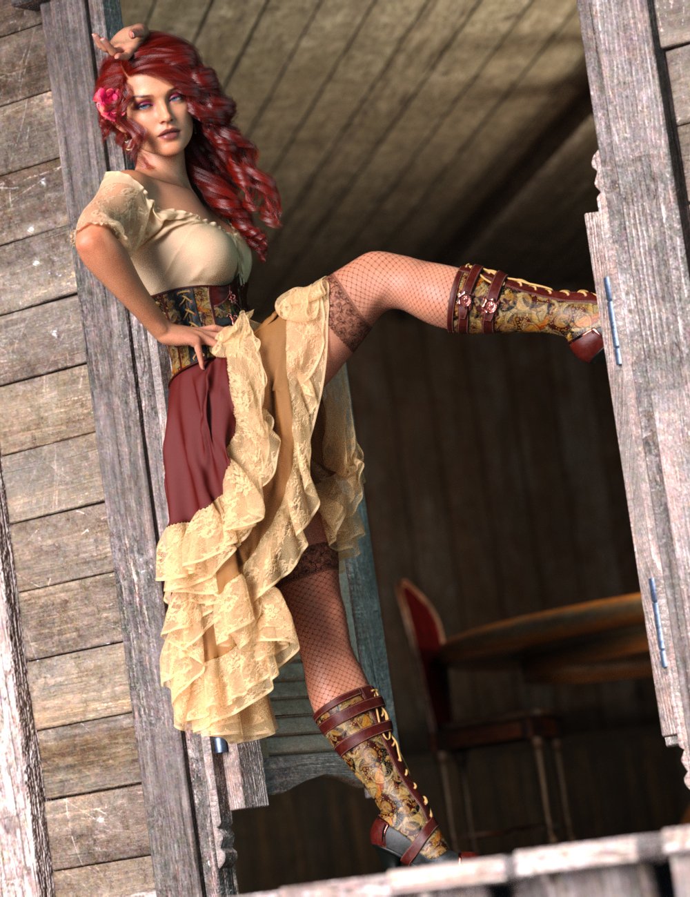 Showgirl Poses for Genesis 8.1 Female