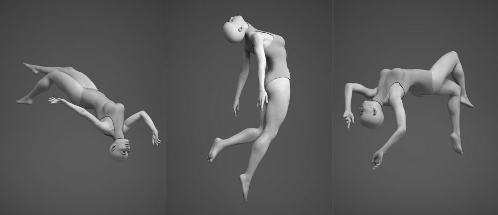 Weightless Pose Set for Genesis 8.1 Female