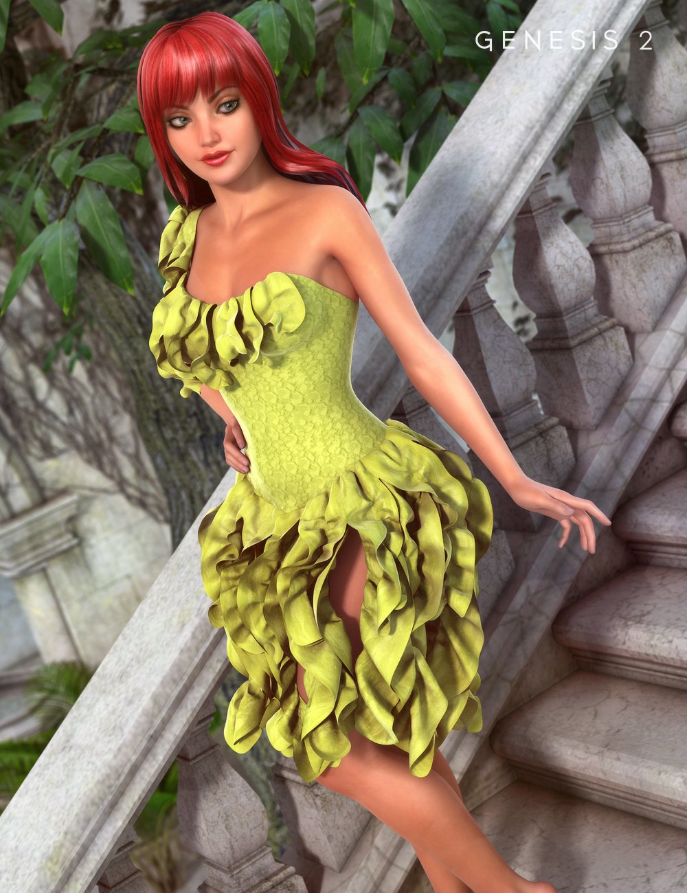 Canary Dress for Genesis 2 Female(s)