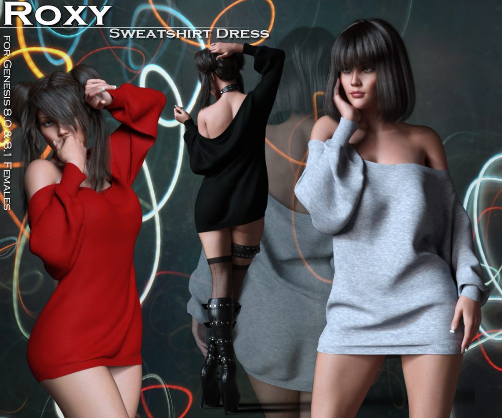 Roxy Sweatshirt Dress for G8 and G8.1 Females