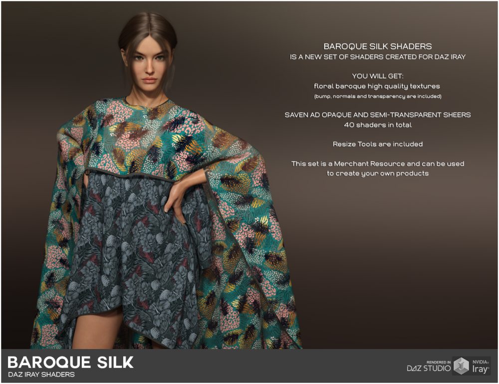 Daz Iray - Baroque Silk