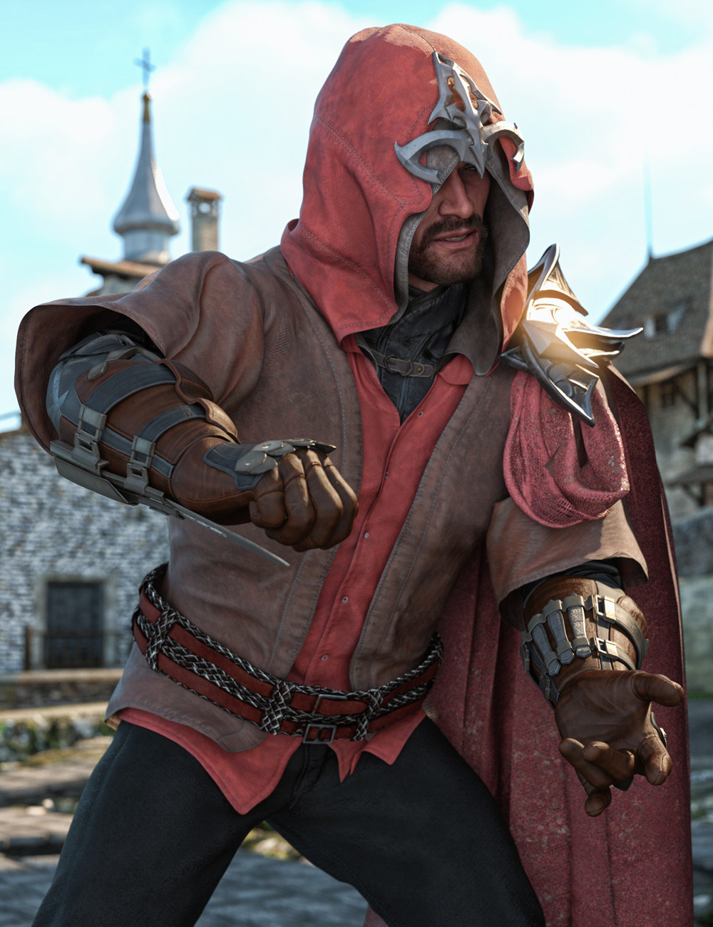 Lethal Assassin Glove for Genesis 8 and 8.1 Male