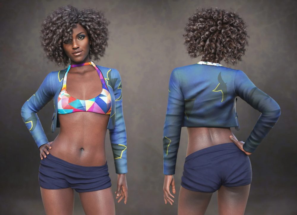 Casual Fashion Outfit V4 for Genesis 8 and 8.1 Females