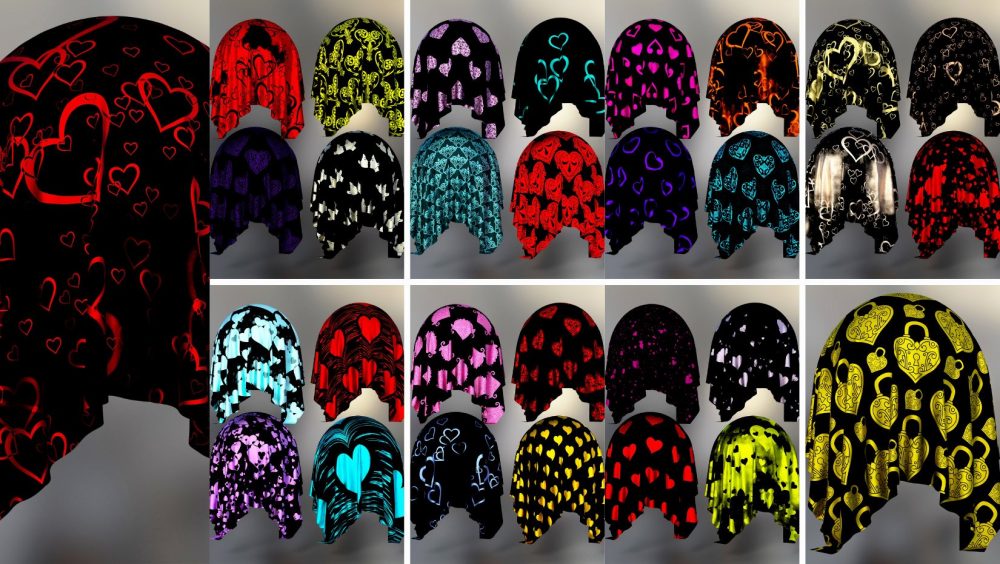 Celebrate Love Fabric Iray Shaders