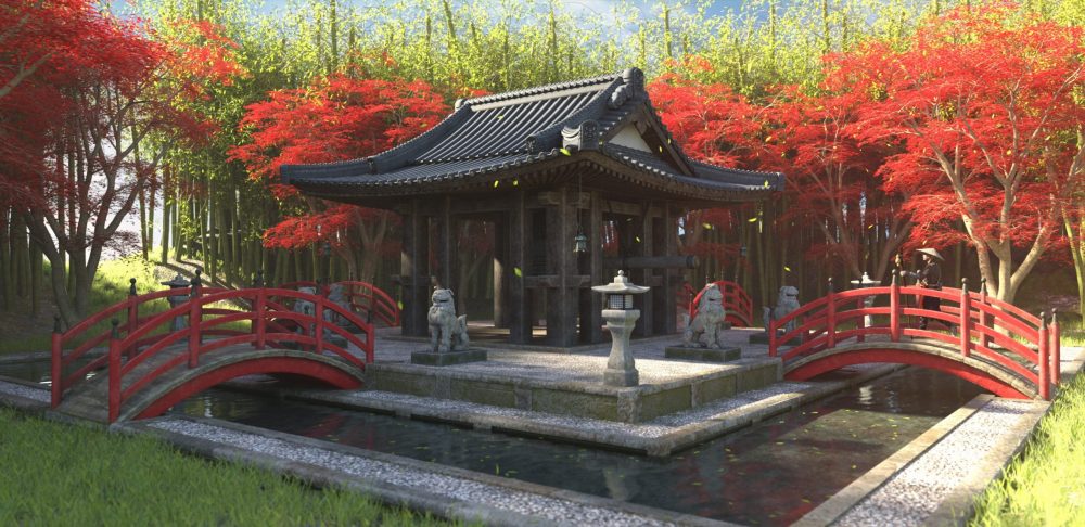 Japanese Bell Shrine