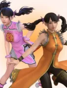 Ling Xiaoyu Outfits For G8F