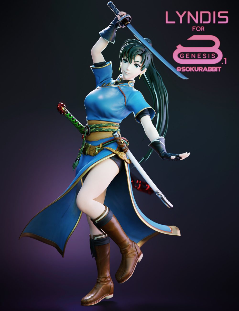 Lyndis for Genesis 8 and 8.1 Female