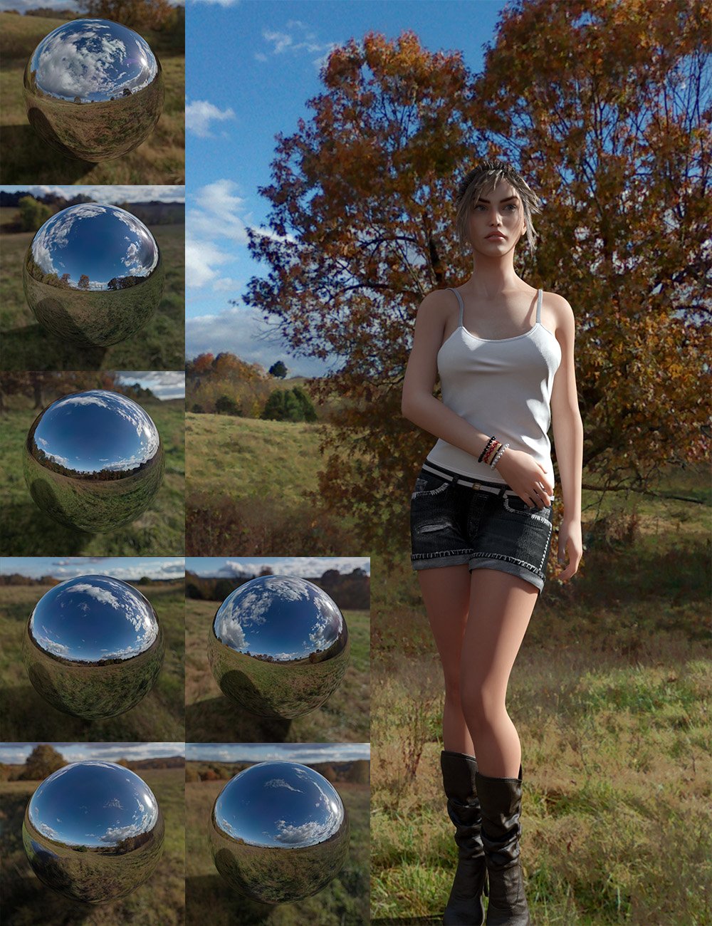 Orestes Iray HDRI Environments – Autumn Hills