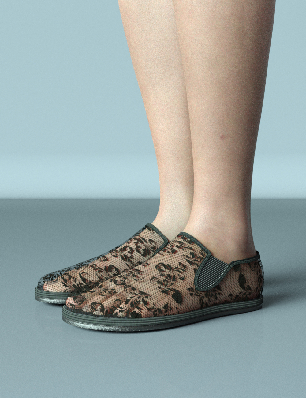SPR 2-in-1 Flat Shoes for Genesis 8.1 Female