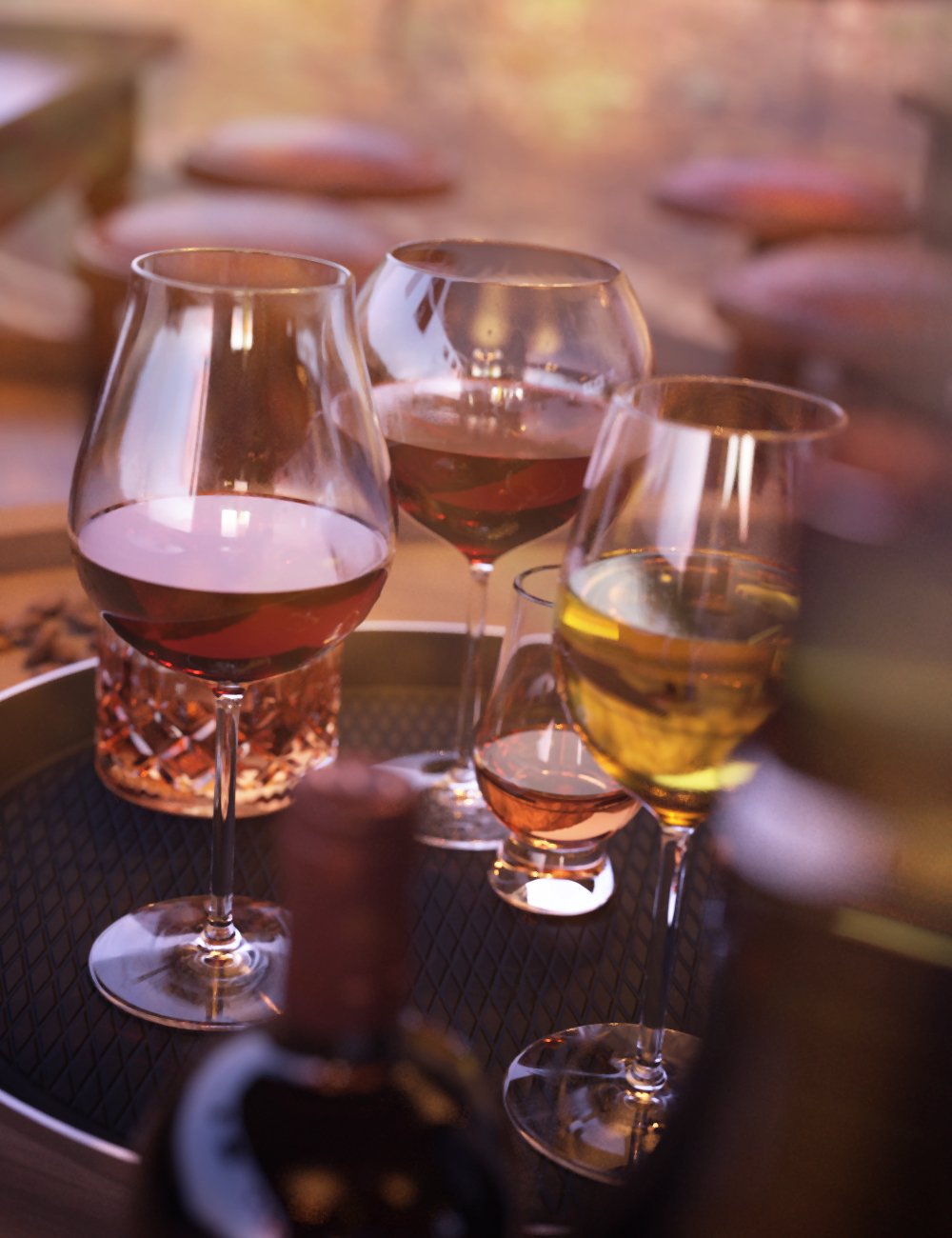 The Censored Cellar: Wine and Whiskey Glasses