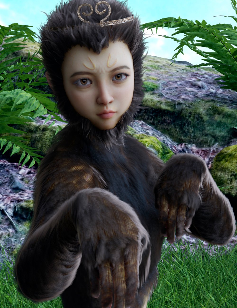 Vo Monkey Sister HD for Genesis 8.1 Female