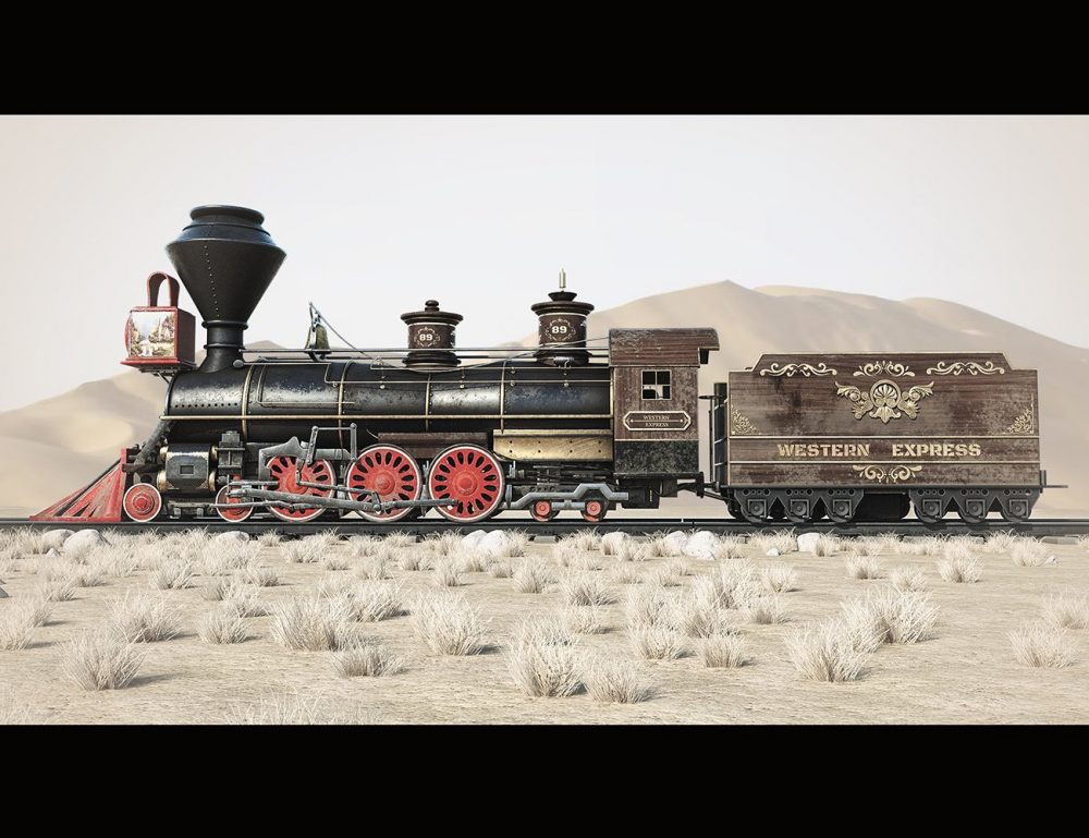 Western Express Train Locomotive