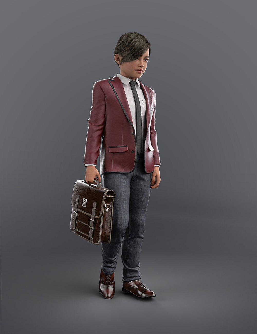 AJC Japan's Modern High School Uniform for Genesis 8 Males