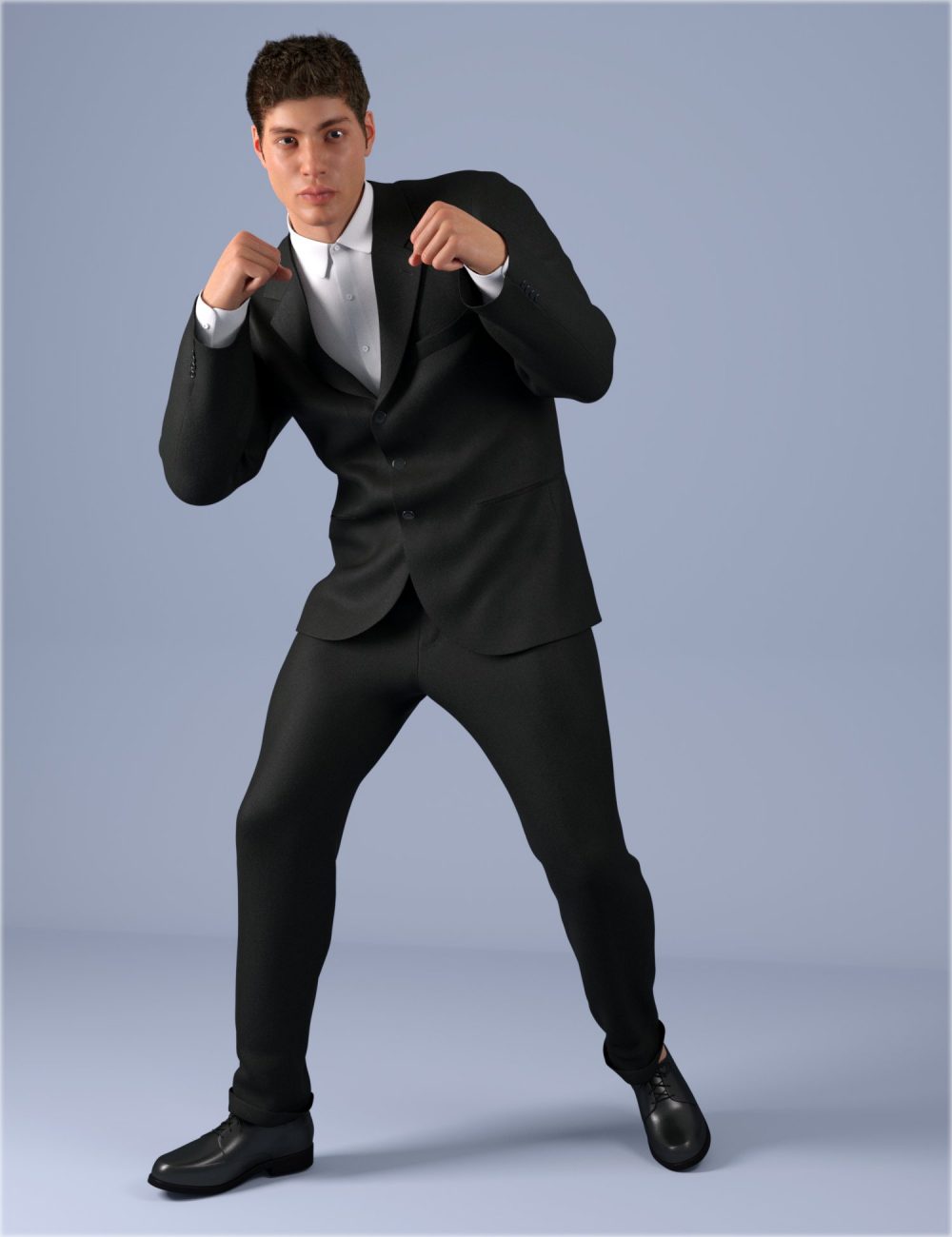 dForce HnC 3Button Suit Outfits for Genesis 8.1 Males