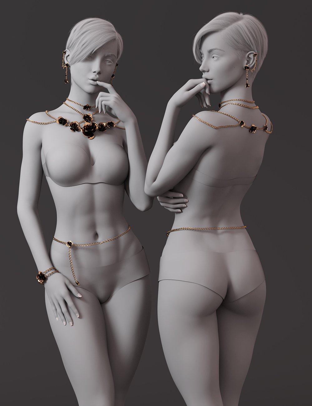 Alyssa Jewelry for Genesis 8 and 8.1 Females