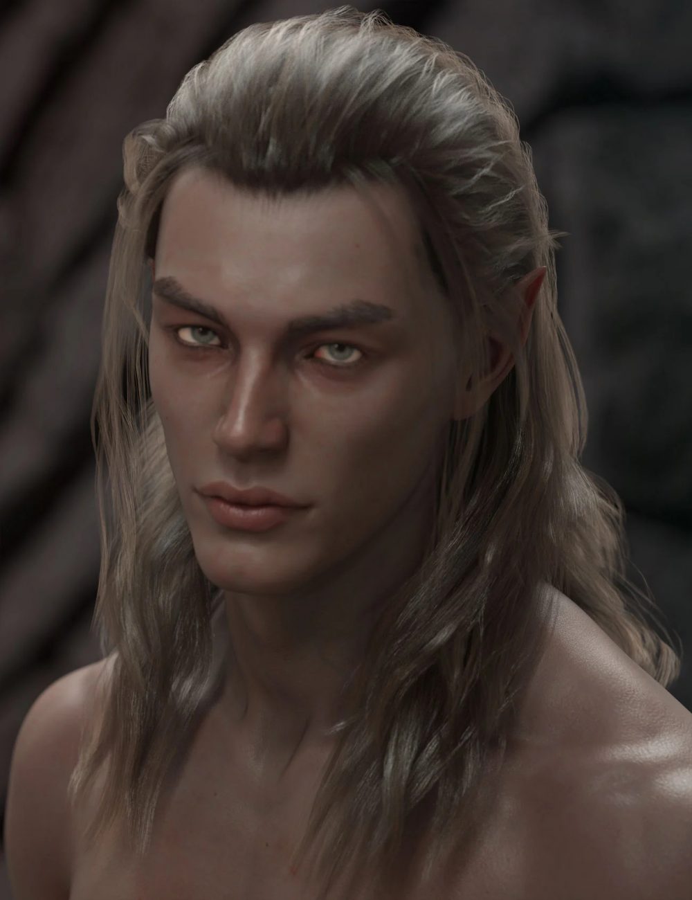 Ashendun Hair for Genesis 8 and 8.1