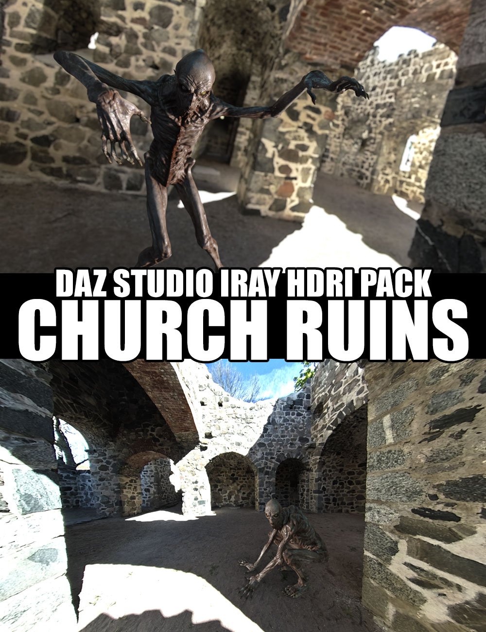 Church Ruins – DAZ Studio Iray HDRI Pack