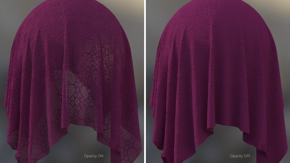 Delicate Embroidered Fabric Iray Shaders