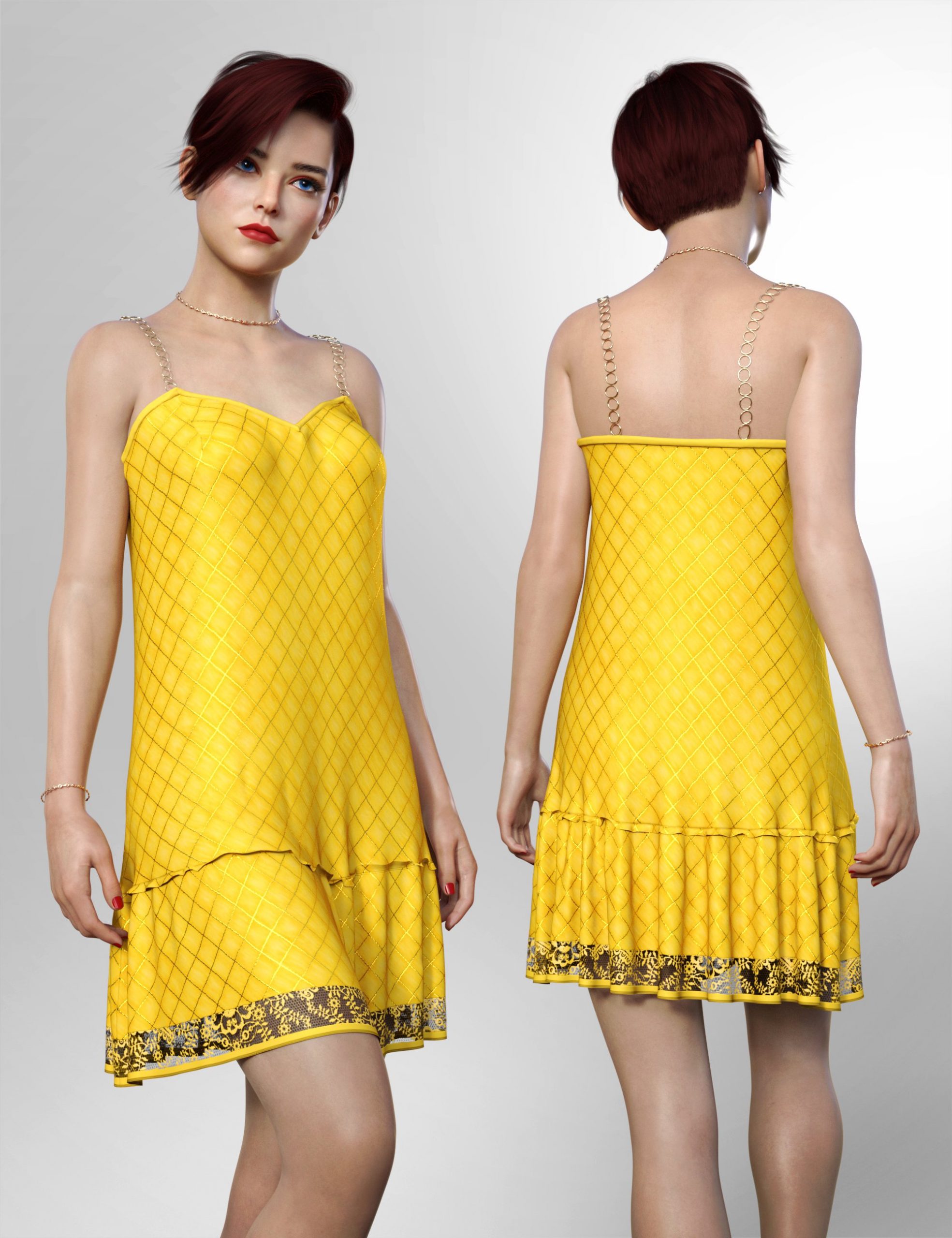 dForce Katrina Outfit for Genesis 8 and 8.1 Females