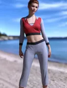 dForce Summer Fit Outfit for Genesis 8 and 8.1 Female