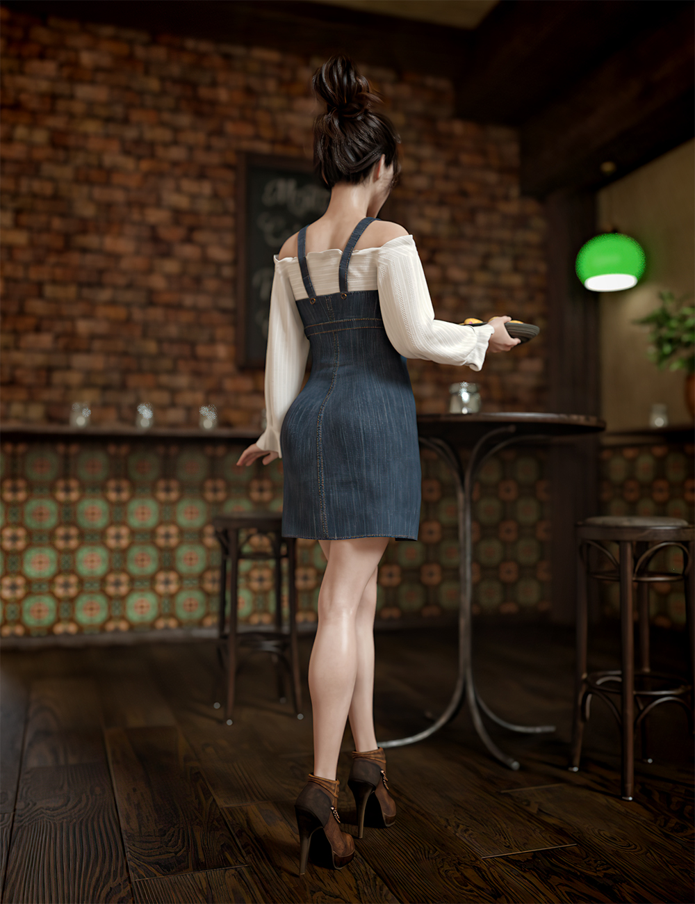 dForce Suspender Dress for Genesis 8 Females