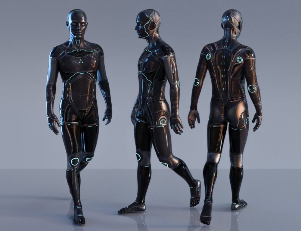 DIM4 Cyborg for Genesis 8.1 Males