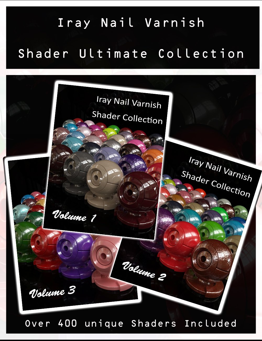 Iray Nail Varnish Shaders Ultimate Collection