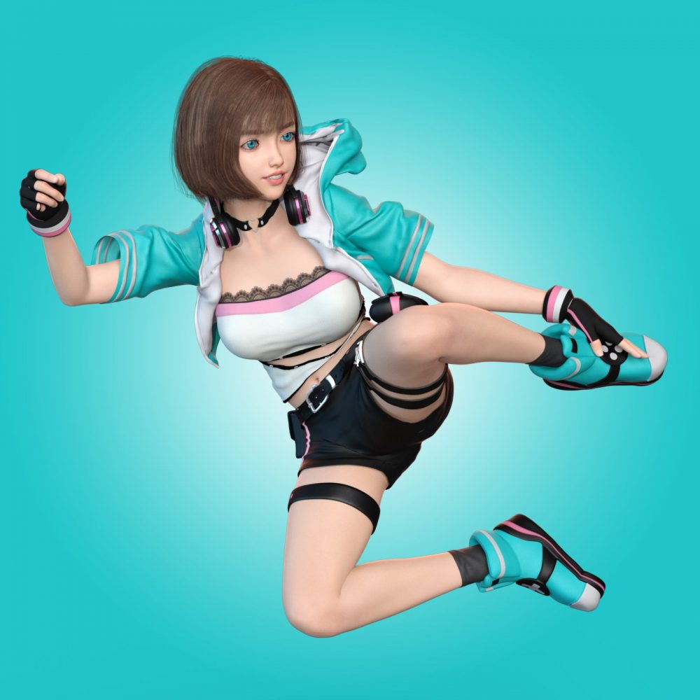 Kizuna Ai Outfit For G8F