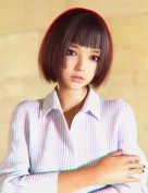 Minto Hime Bob Hair for Genesis 8 and 8.1 Females